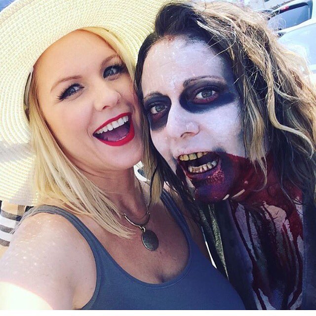 Valentine Dayz zombie makeup