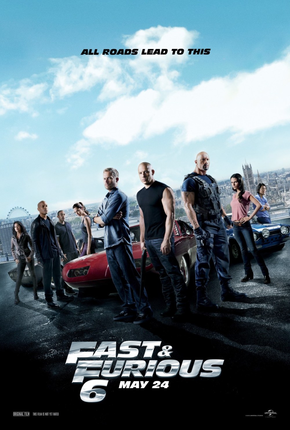 Fast &amp; Furious 6 movie poster