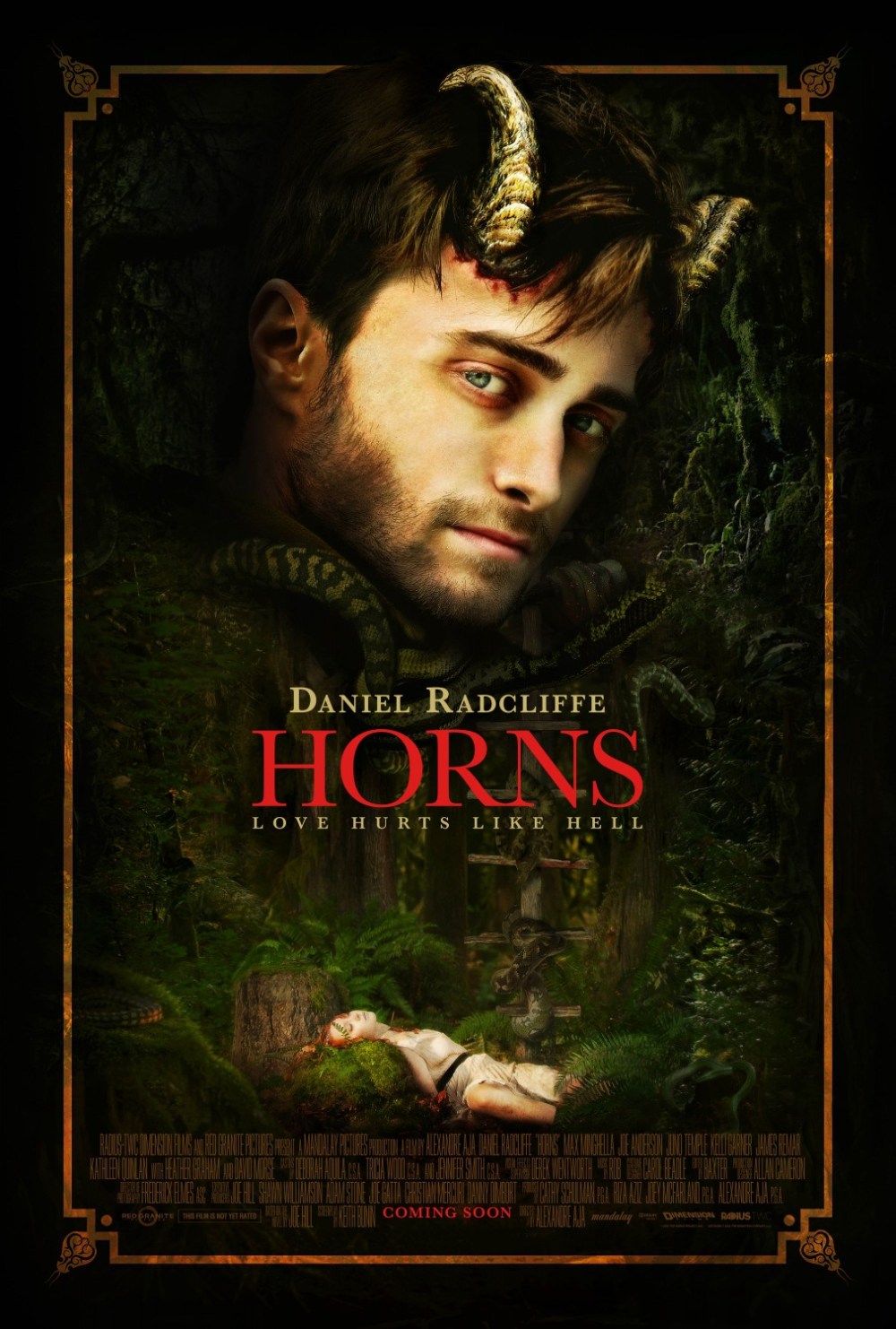 Horns movie poster