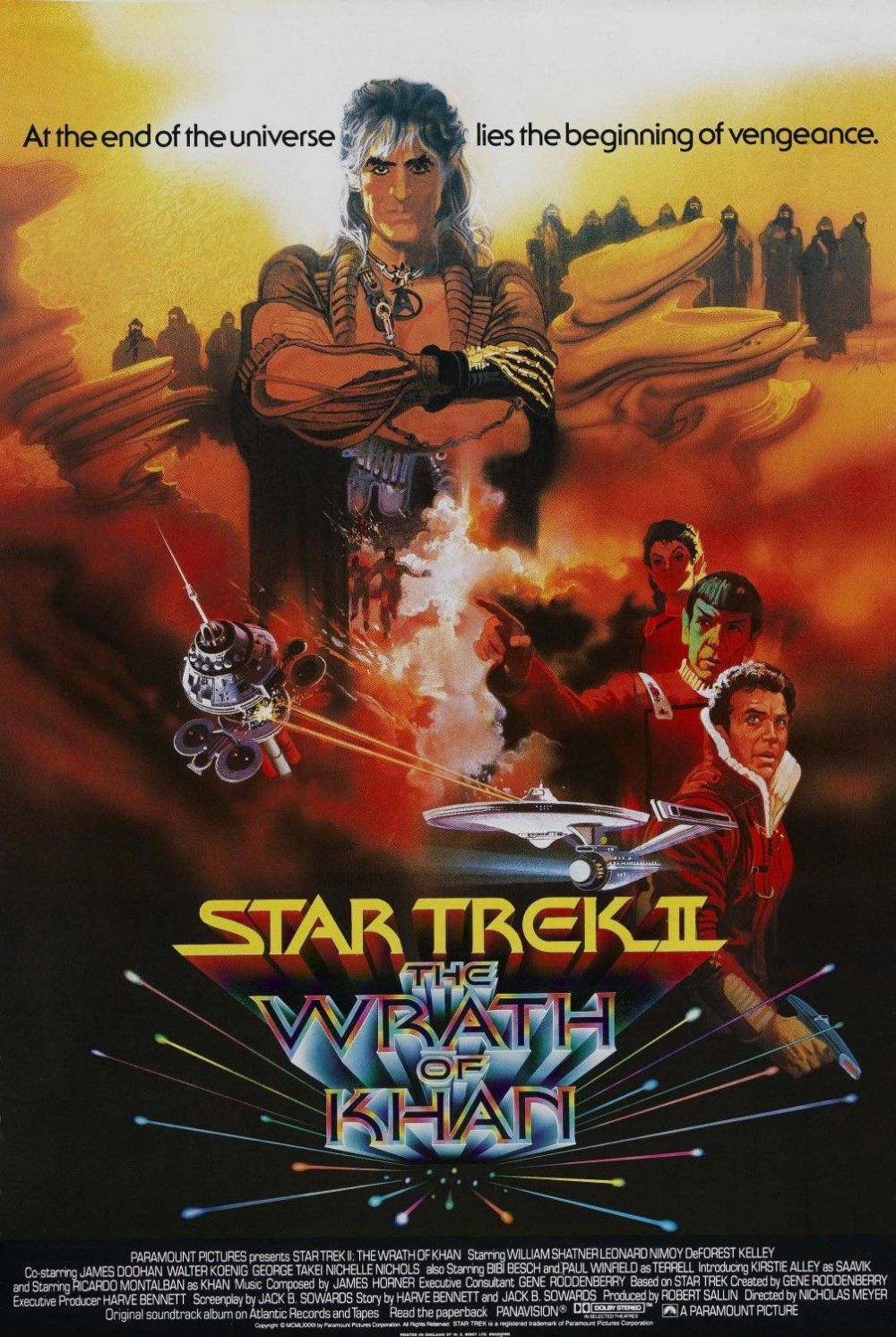 Star Trek II movie poster