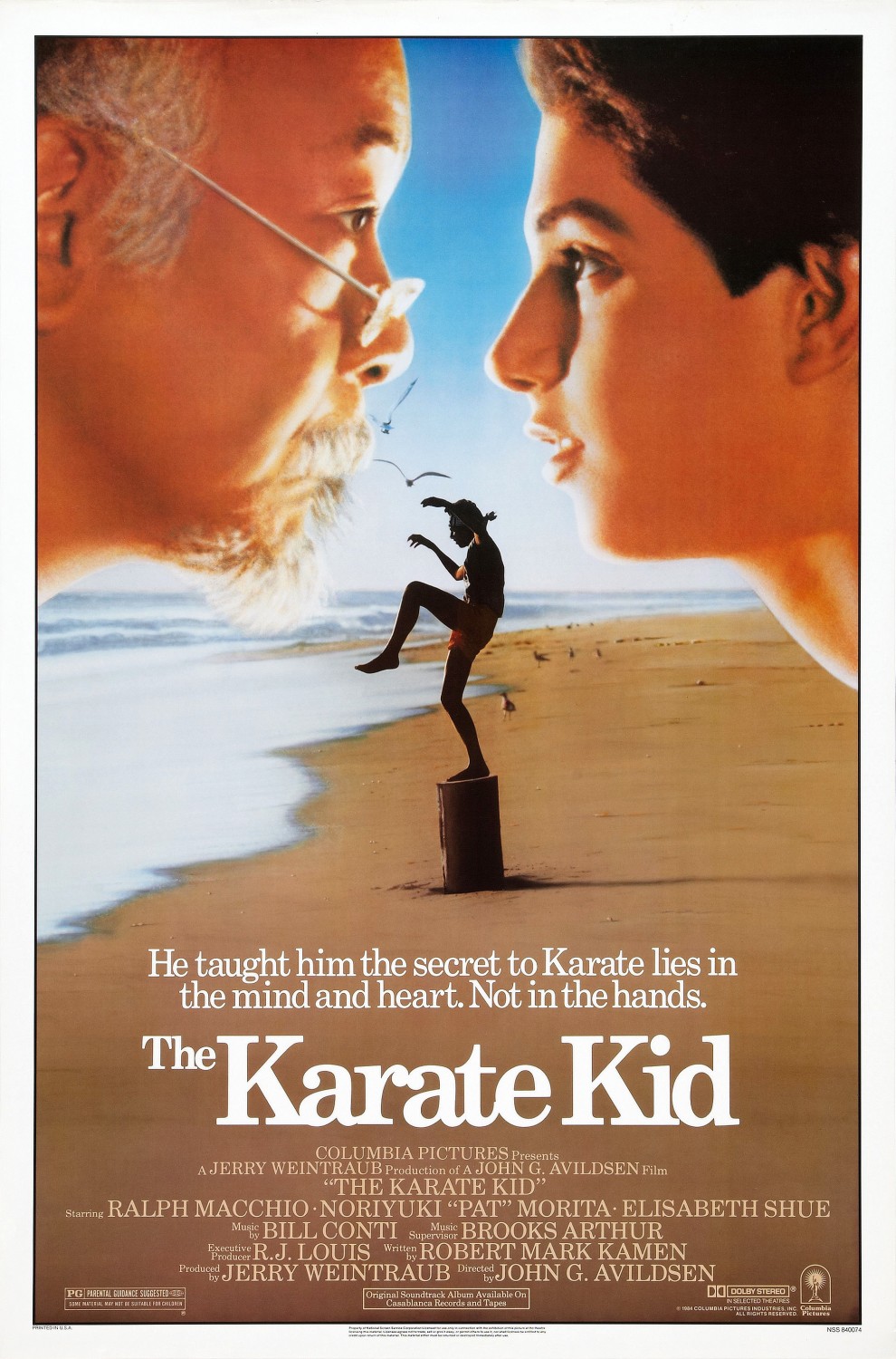 The Karate Kid 1984 poster