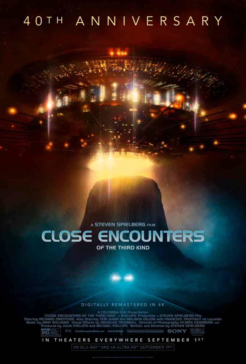 Close Encounters of the Third Kind 40th poster