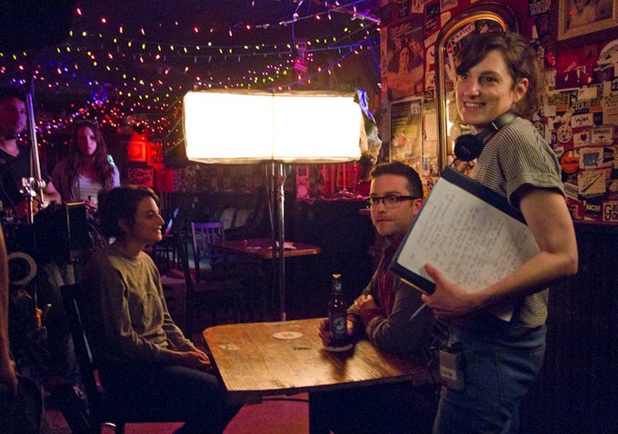 Obvious Child Gillian on set