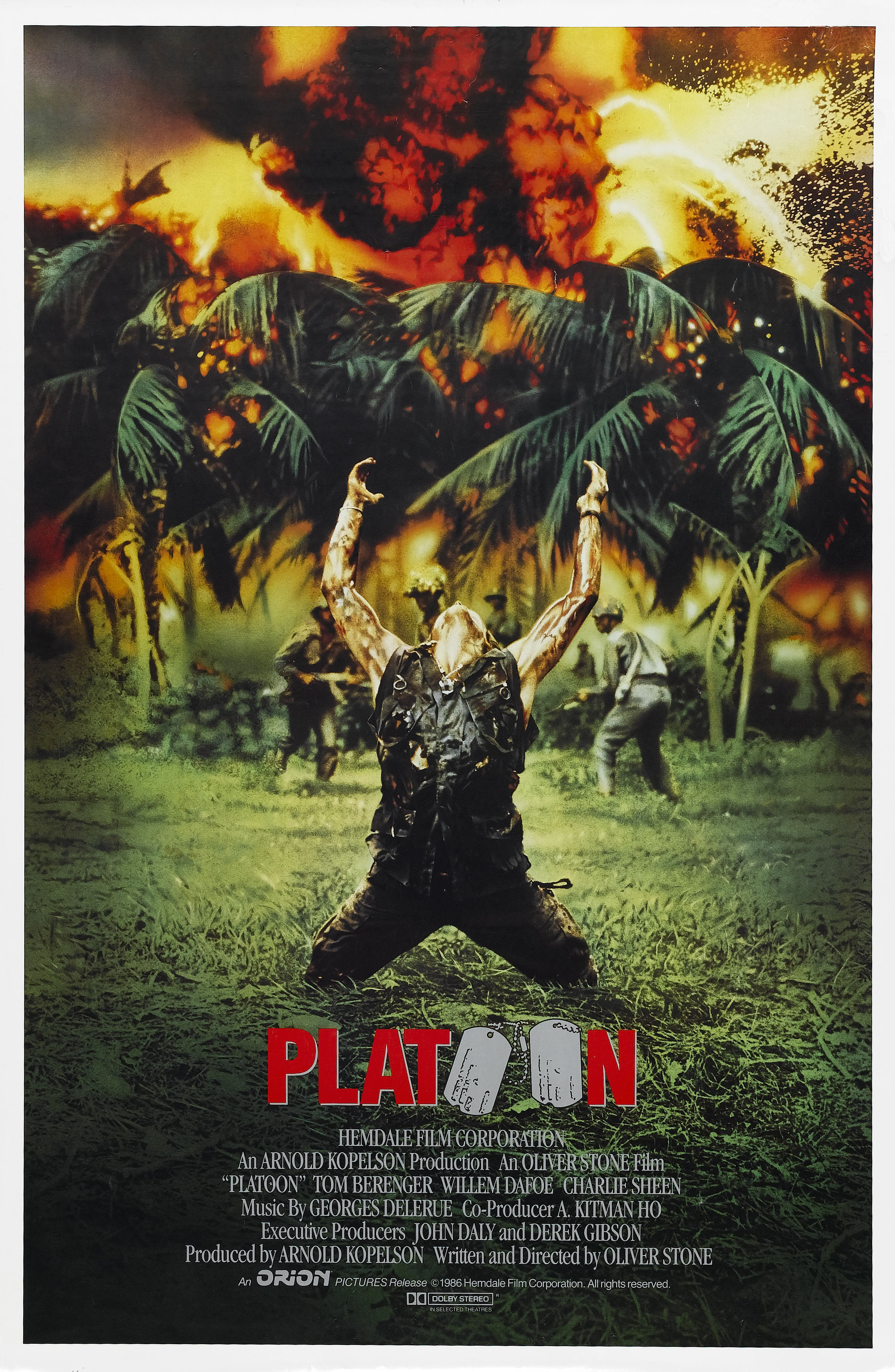Platoon movie poster
