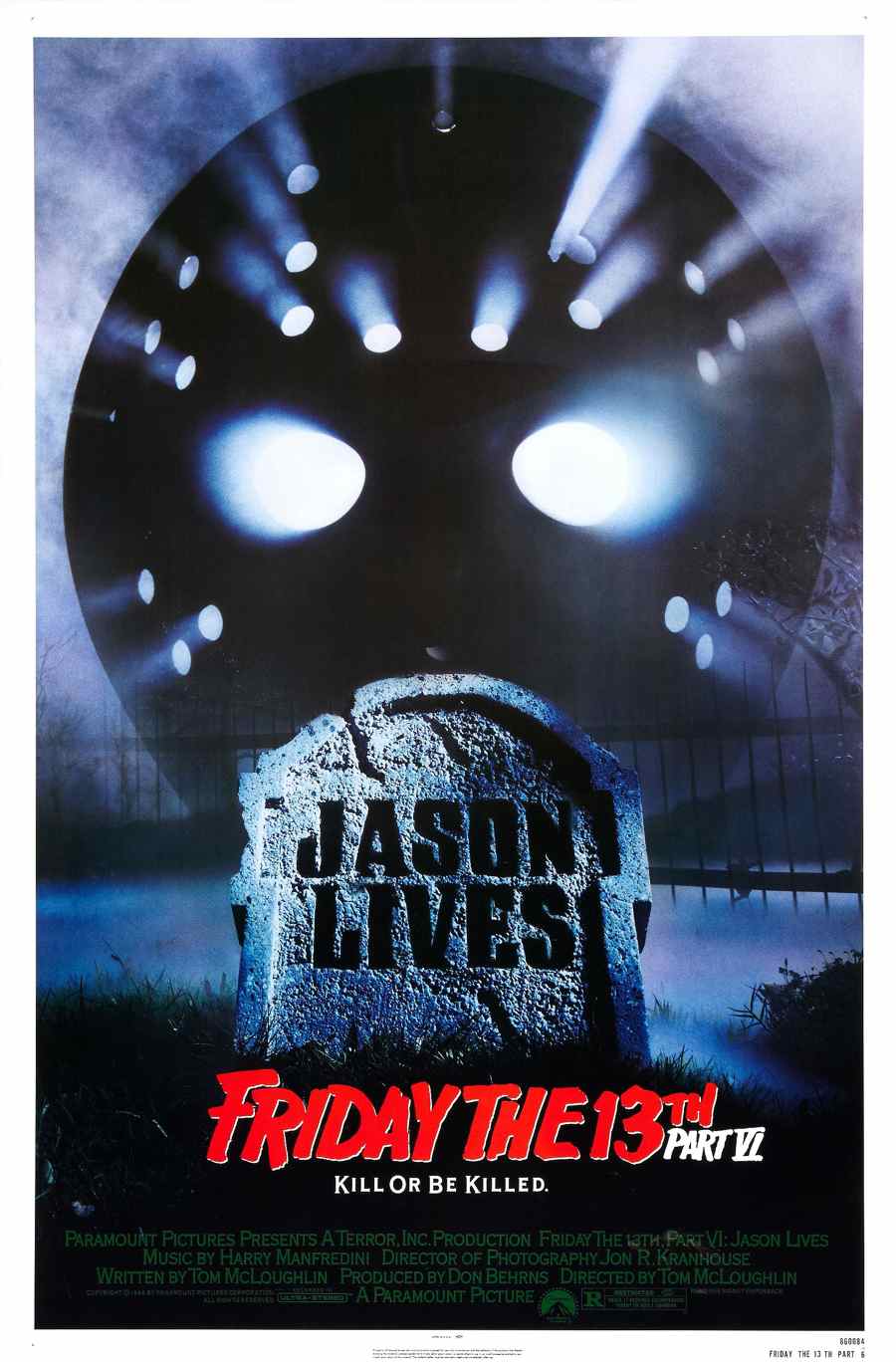 Friday the 13th Part VI Jason Lives poster