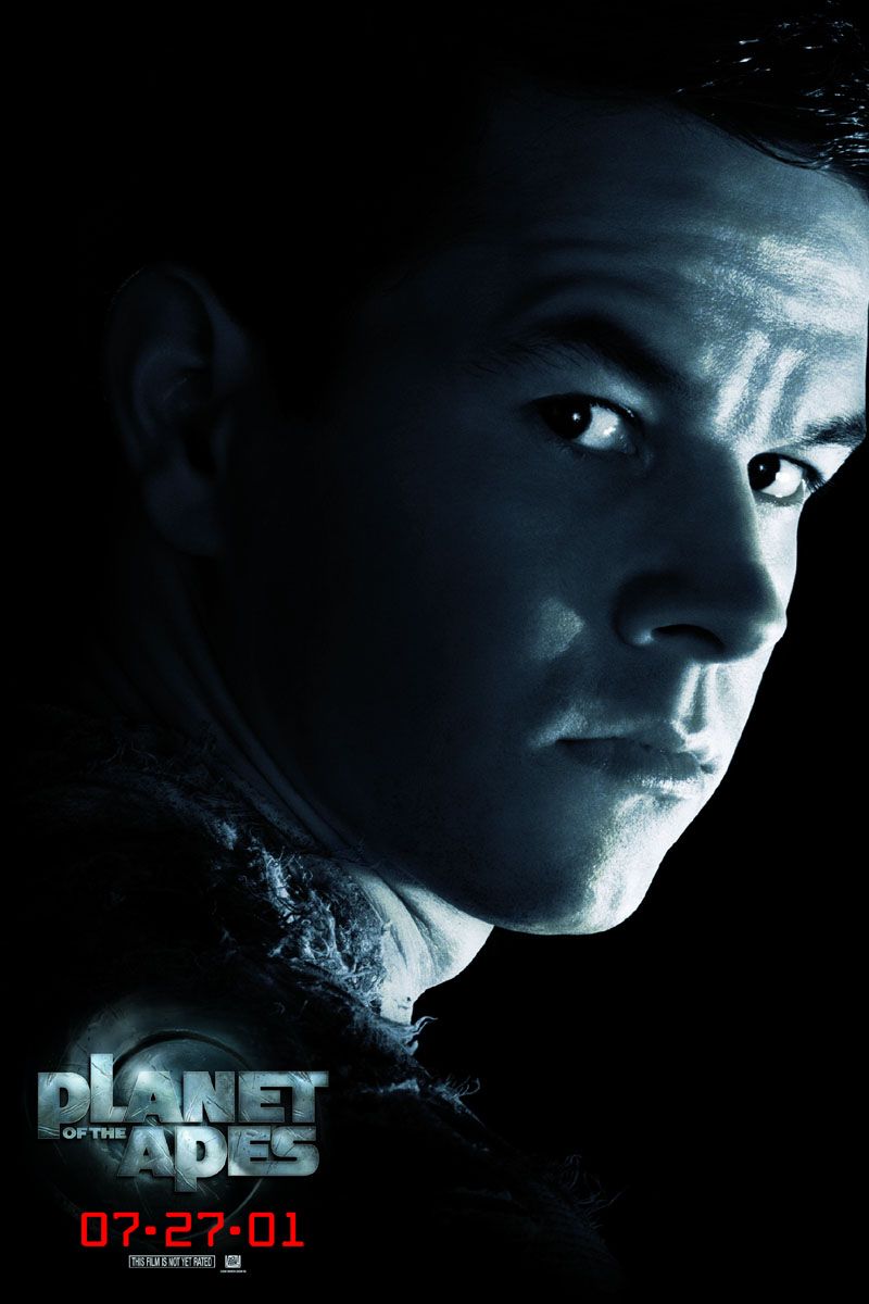 Planet of the Apes Mark Wahlberg poster