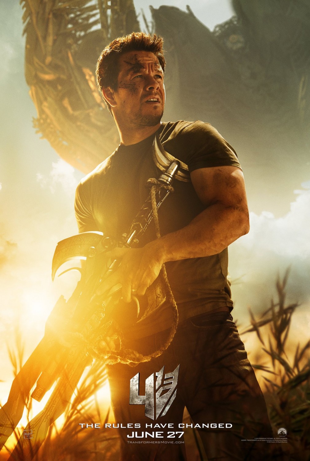 Transformers Mark Wahlberg Extinction poster