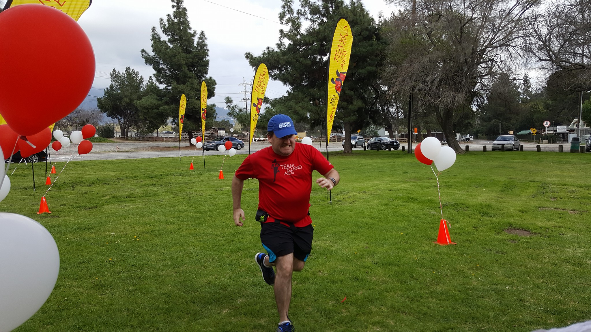 Ben Kenber finishing 23 miles in Feb 2017
