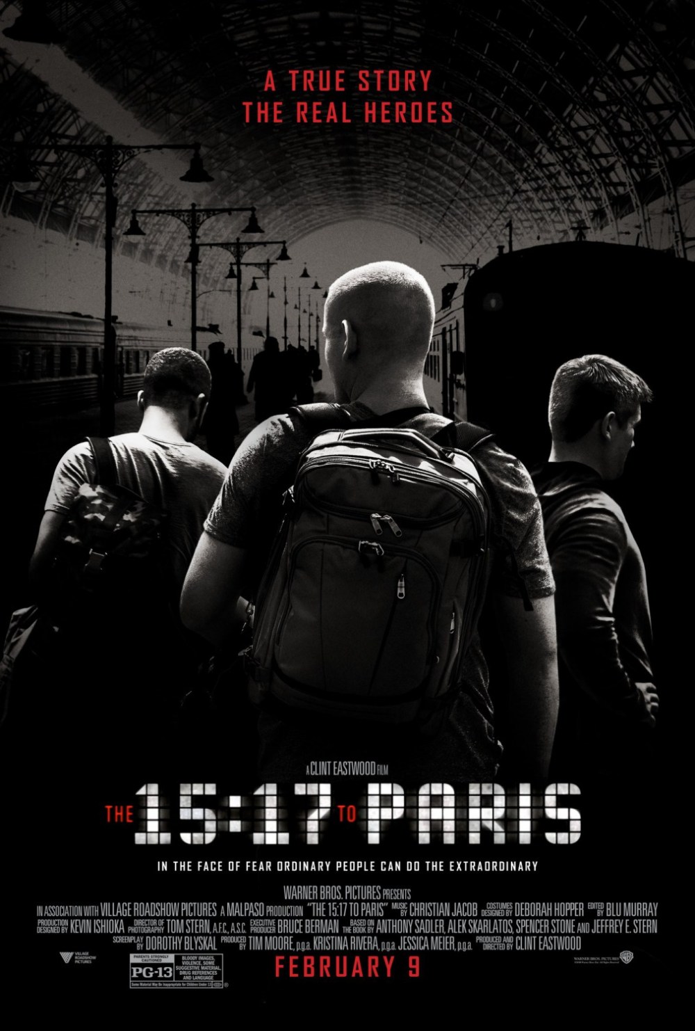The 15 17 To Paris movie poster