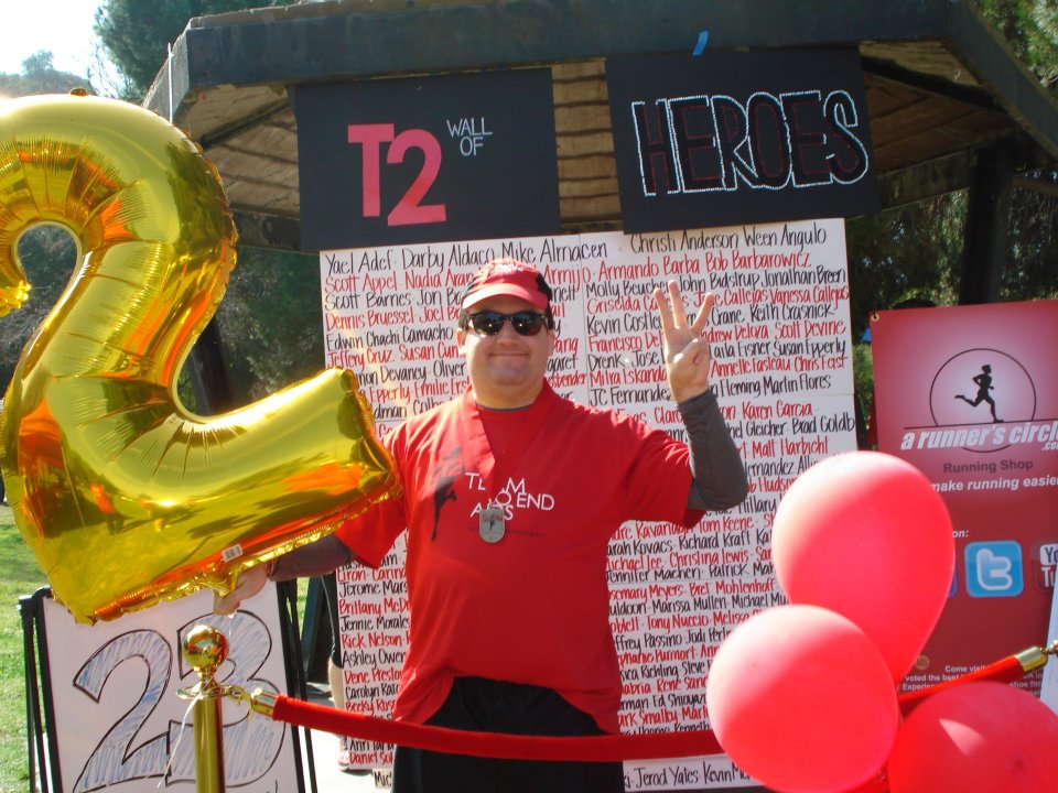 Ben Kenber after 23 miles 2012