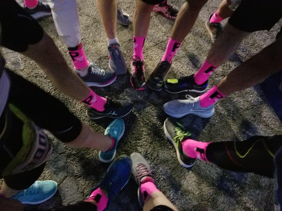 LA Marathon 2018 Pablove socks