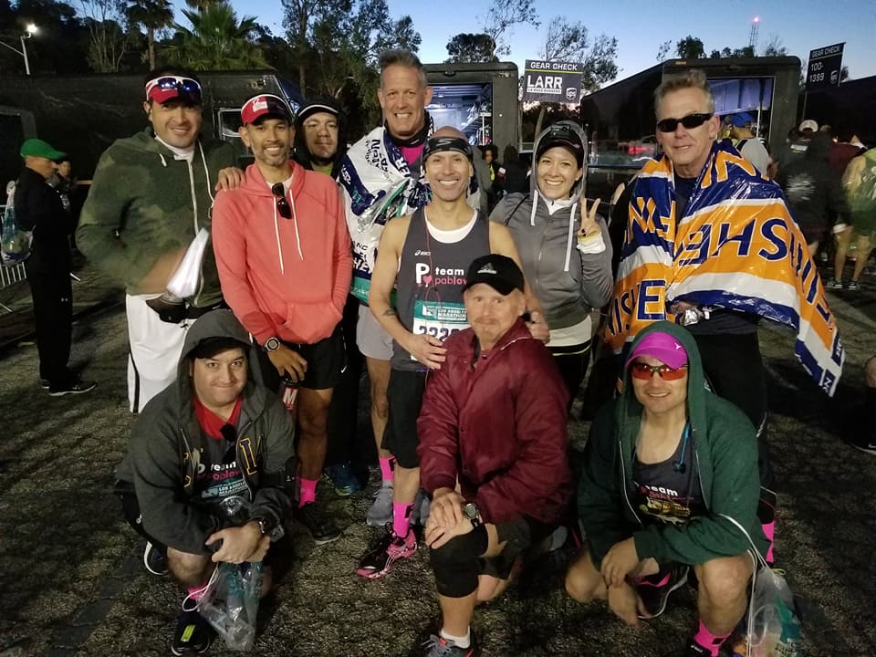 LA Marathon 2018 Pablove team photo