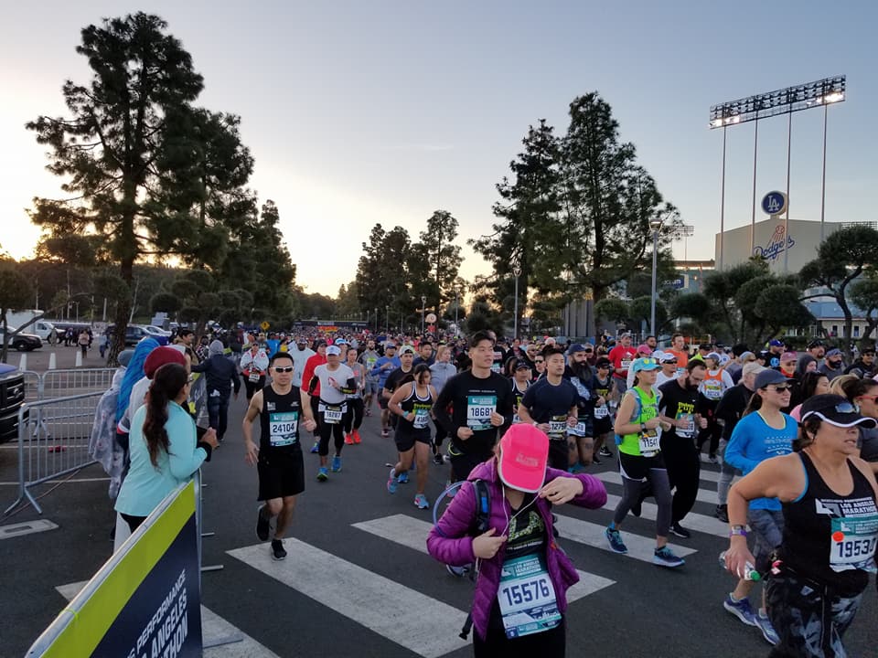 LA Marathon 2018 the start