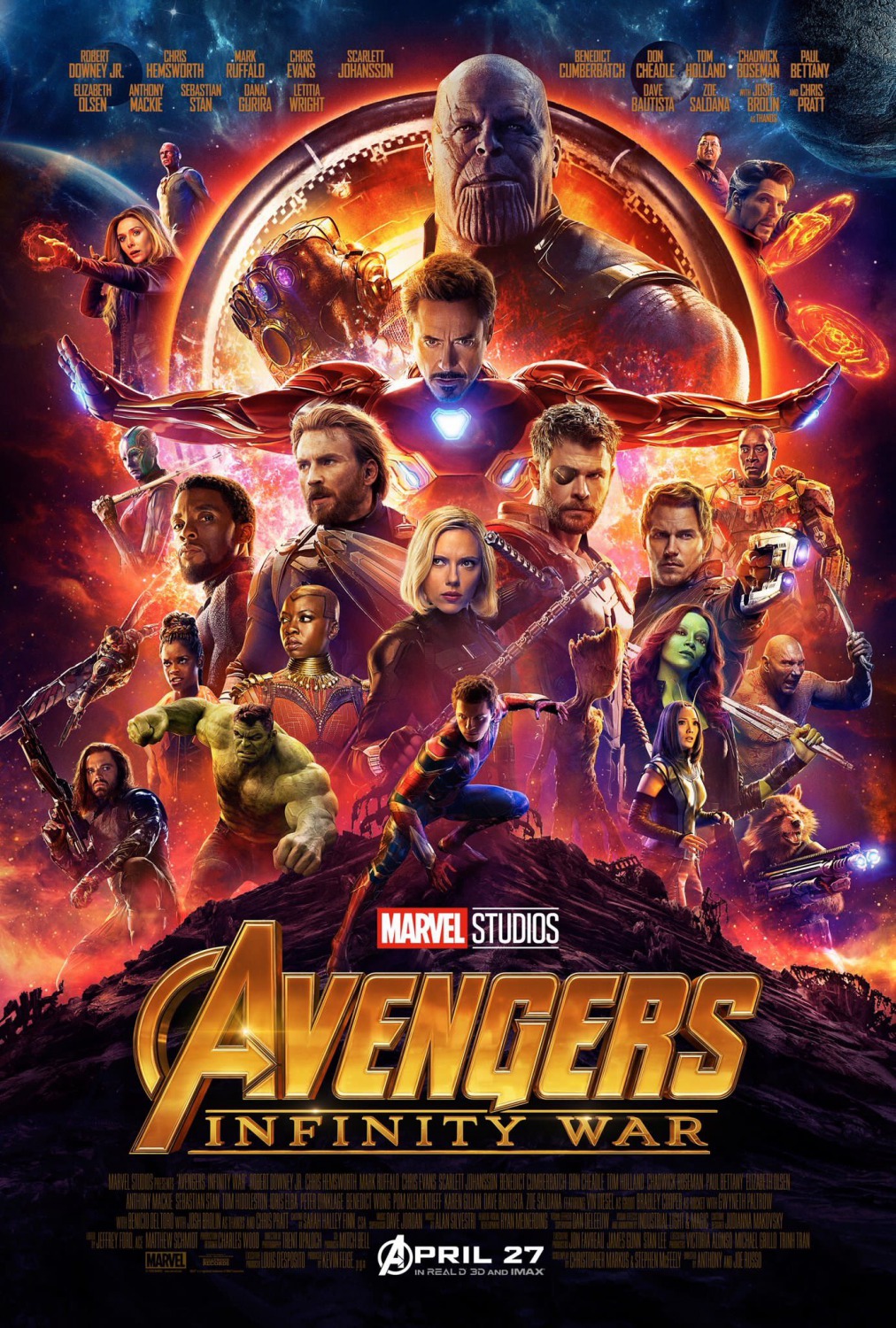 Avengers Infinity War poster