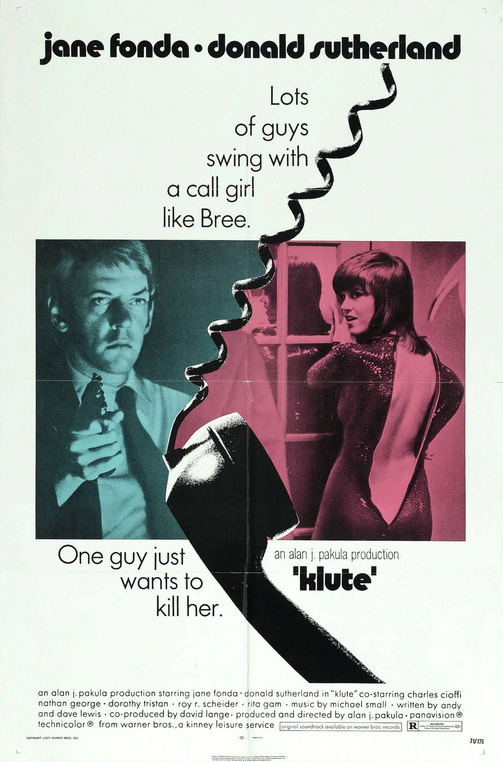 Klute movie poster