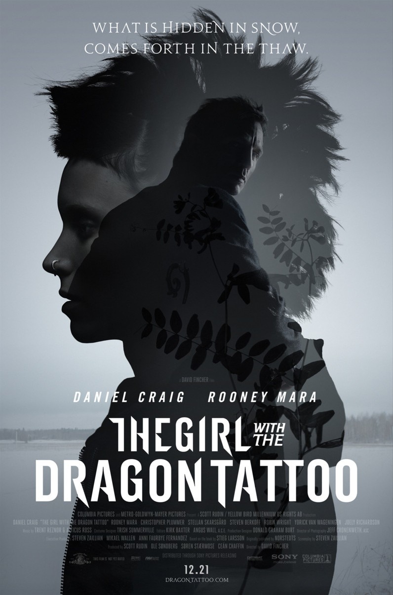 The Girl With The Dragon Tattoo 2011 poster