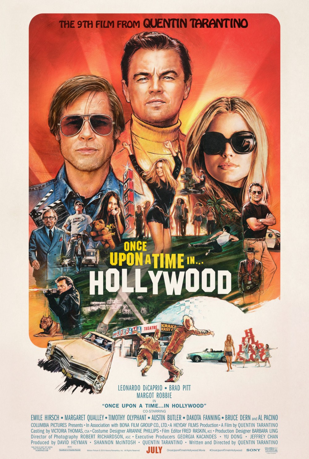 Once Upon a Time in Hollywood movie poster