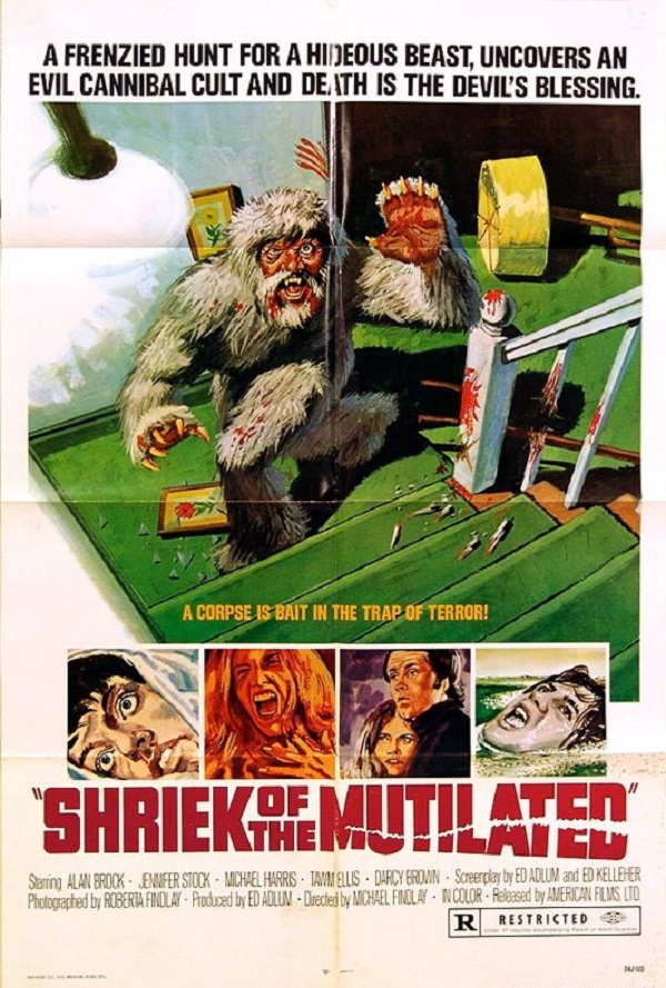 Shriek of the Mutilated movie poster
