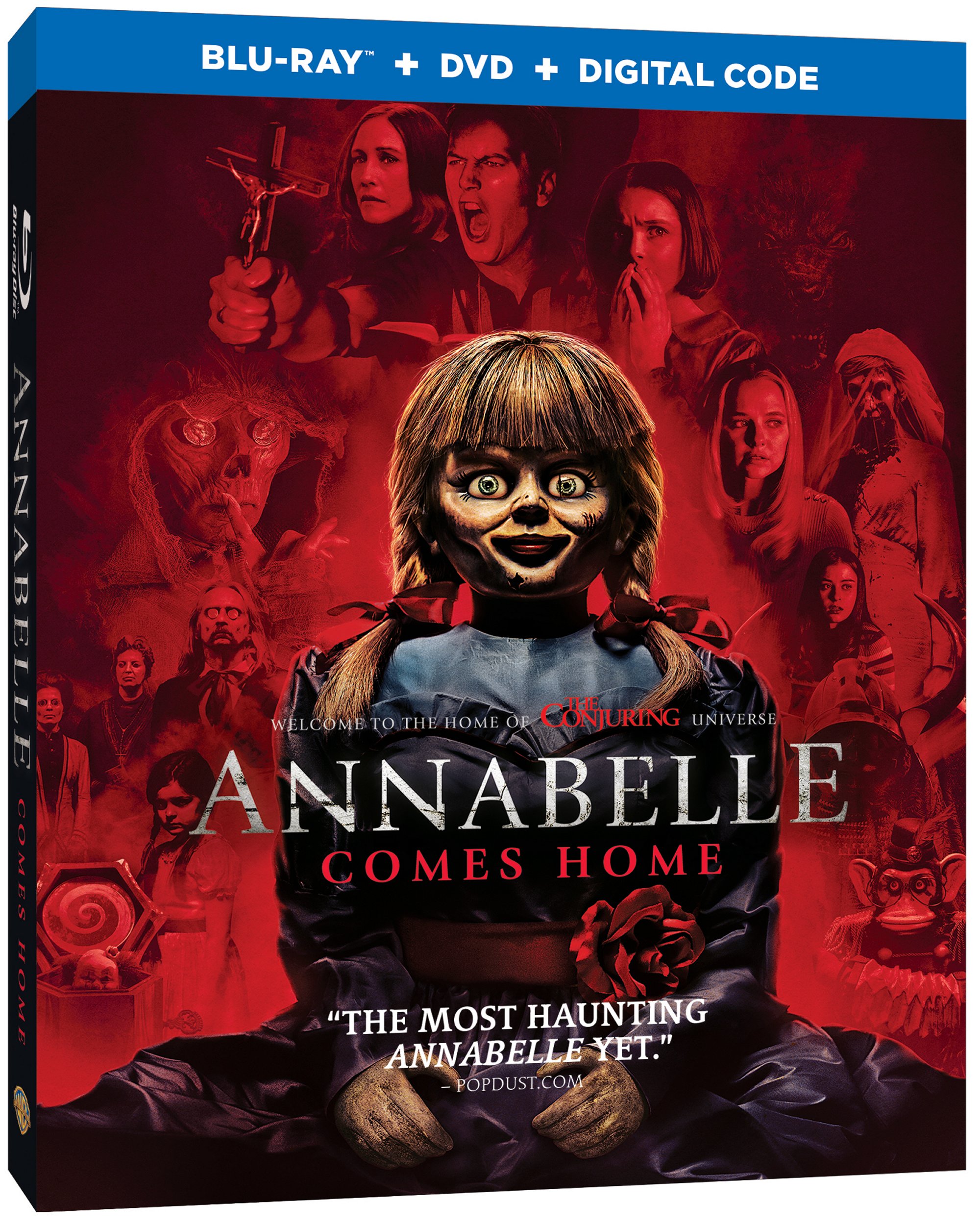 Annabelle Comes Home Blu Ray cover