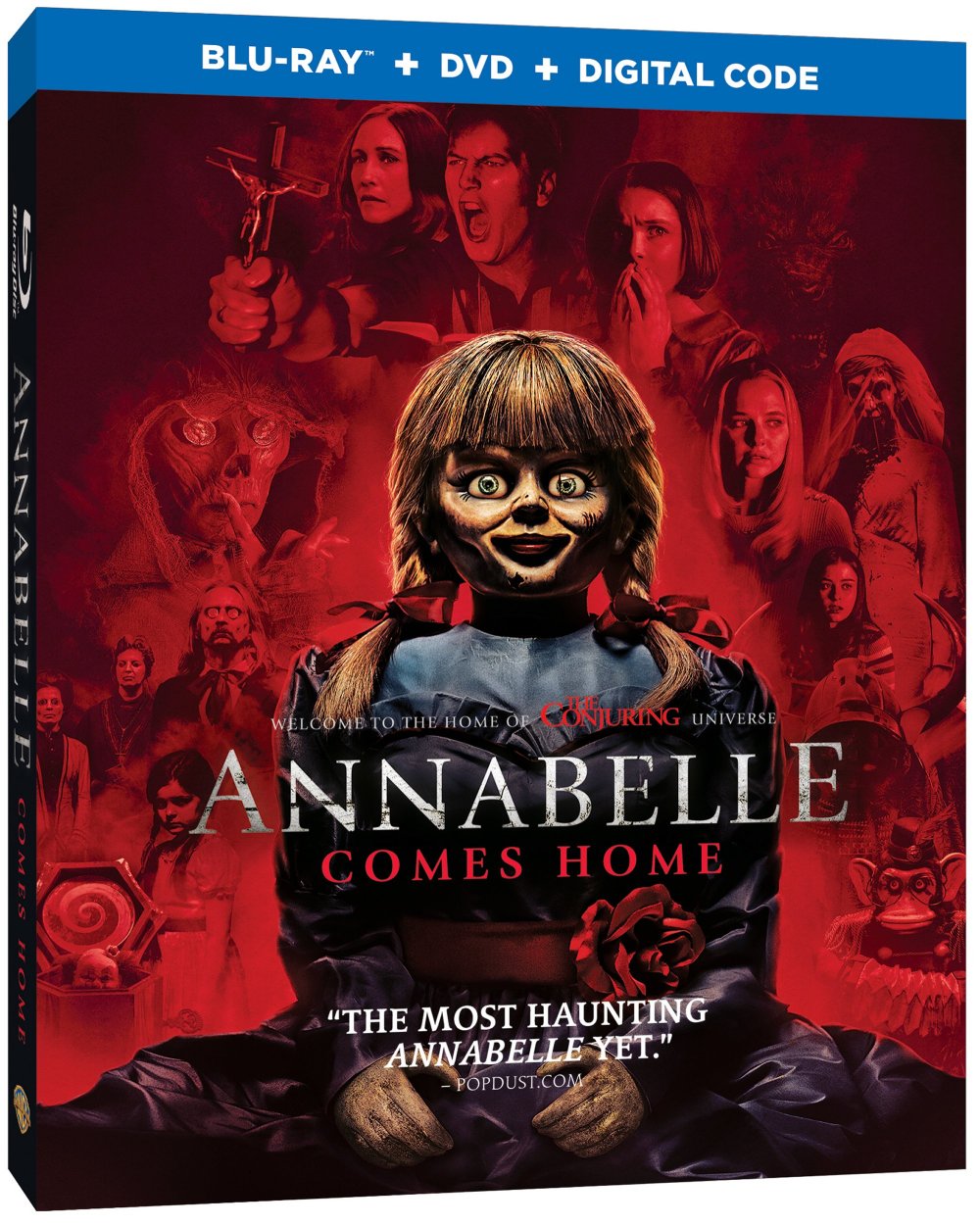 Annabelle Comes Home Blu Ray cover