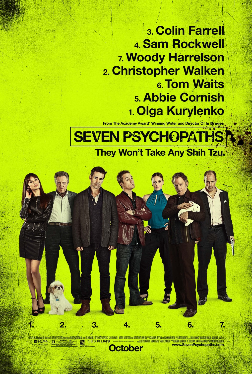 Seven Psychopaths movie poster